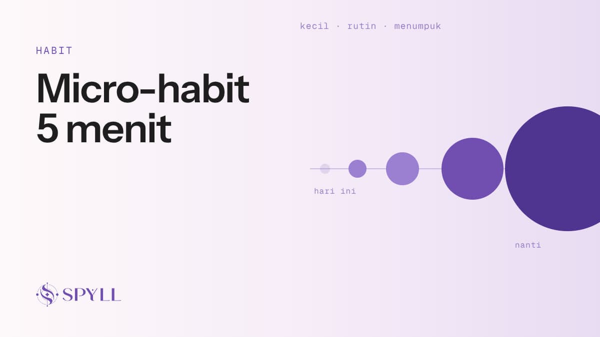 Kekuatan Micro-Habit 5 Menit: Mengapa Kebiasaan Kecil Lebih Efektif daripada Ambisi Besar